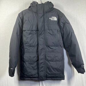 North Face Jacket Mens XS Black DryVent 550 Down Hooded Parka Winter Coat